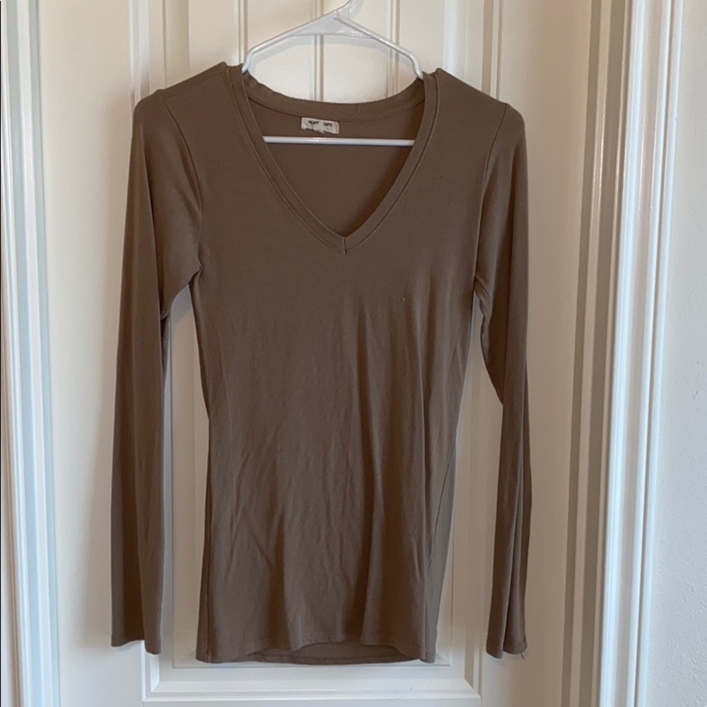 Tan Long Sleeve Shirt